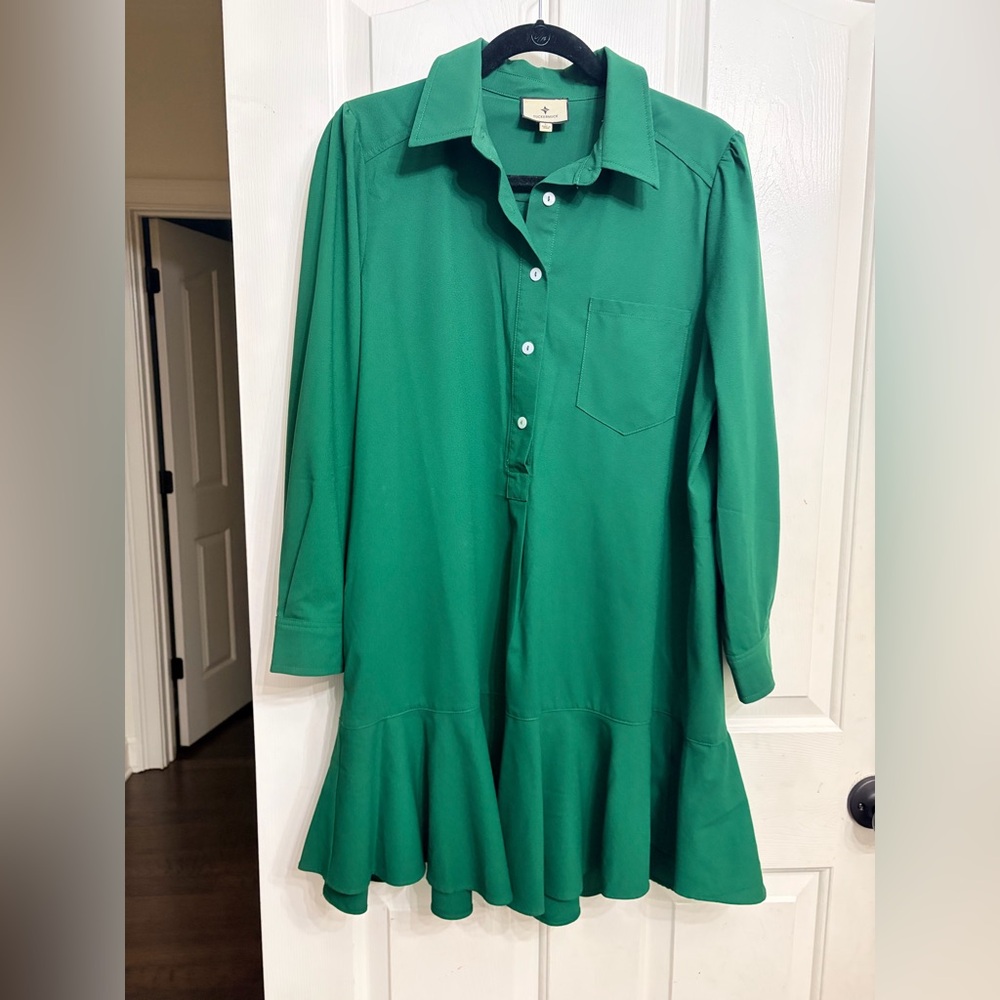 Tuckernuck Dark Green Dress